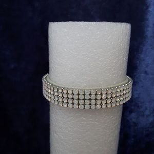 Swarovski Leather Wrap Strap Bracelet